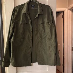 Forever 21 Men’s Long sleeve Canvas Shirt.